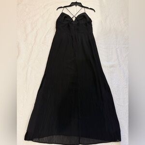 NWT Banana Republic Black Strappy Maxi Cocktail Party Dress Sz 8